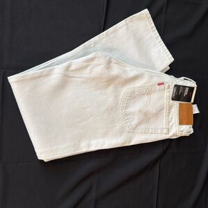 Levi's Whitewash Wedgie  Straight Leg Jeans Classic Denim